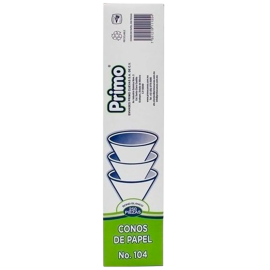 VASO CONICO DE PAPEL 104 PRIMO C/250PZAS