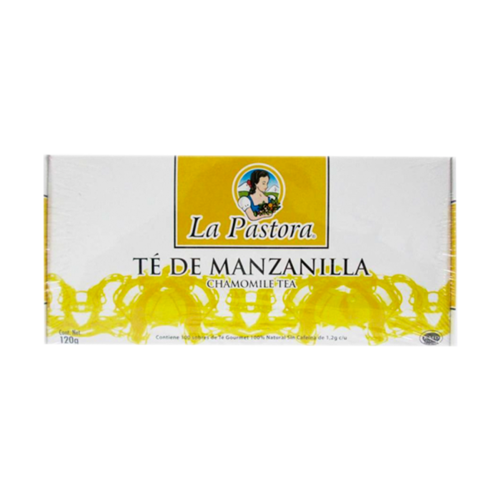 TE DE MANZANILLA C/100 SOBRES PASTORA 0%