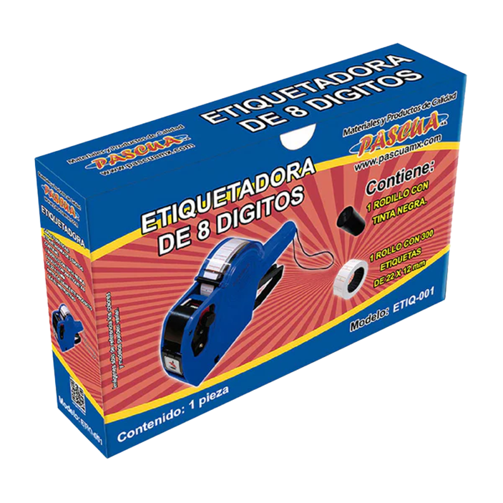 ETIQUETADORA DE 8 DIGITOS ETIQ-001