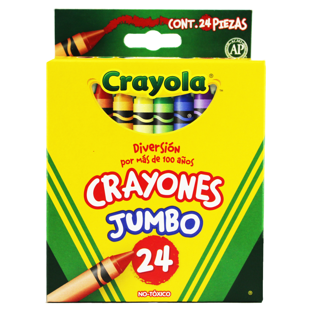 CRAYON C/24 JUMBO CRAYOLA COD 52-0324