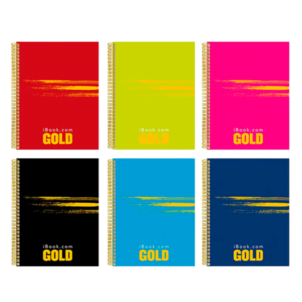 CUADERNO ESPIRAL FF C7 100 HJS GOLD IBOOK PC 5927