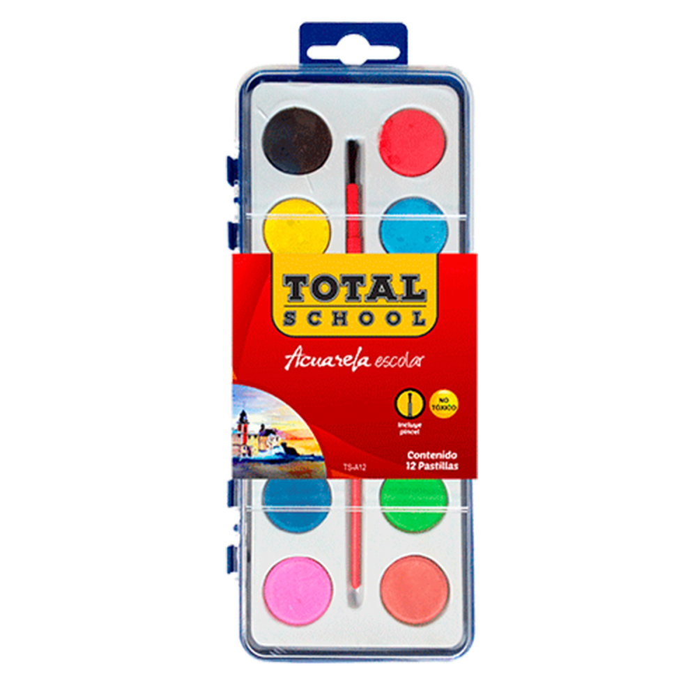 ACUARELA TOTAL SCHOOL C/12 TS-A12