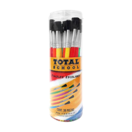 PINCEL ESCOLAR DEL 7 AL 12 C/36 TOTAL SCHOOL BOTE TS-PG36