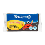 PLASTILINA MARQUETA NEGRO 180 GRS PELIKAN PC 06700117