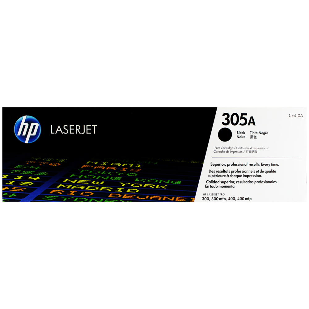 TONER HP CE410A 305A NEGRO 2.2K