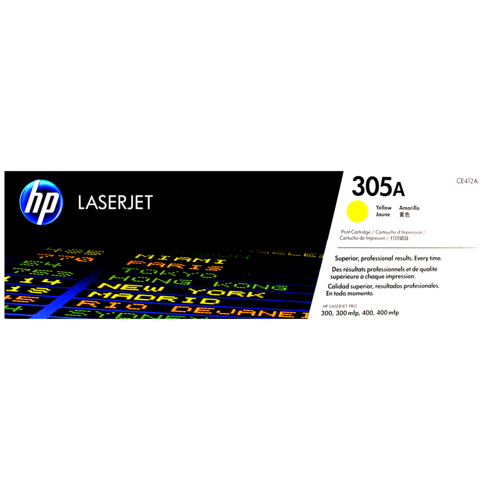 TONER HP CE412A 305A AMARILLO 2.6K
