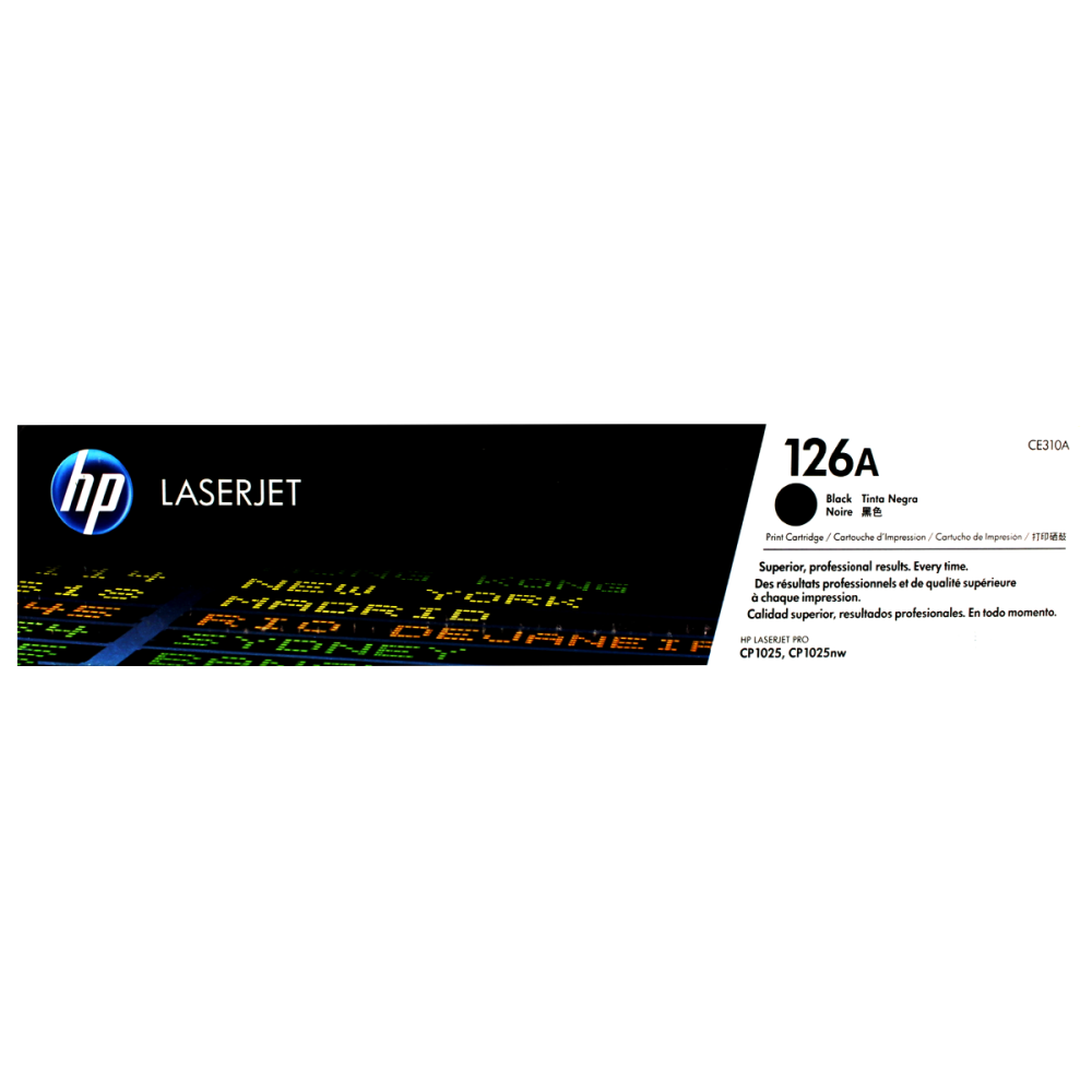 TONER HP CE310A 126A NEGRO 1.2K