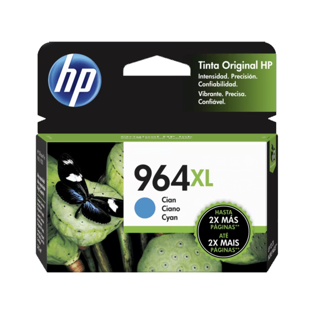 CARTUCHO HP 3JA54AL CIAN 964XL