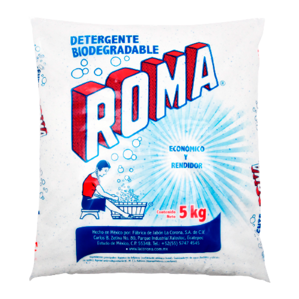 DETERGENTE EN POLVO ROMA 5KG
