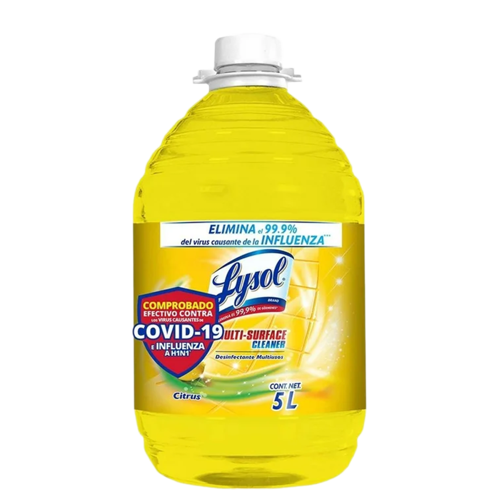 DESINFECTANTE LIQUIDO LYSOL 5 LT CITRUS 