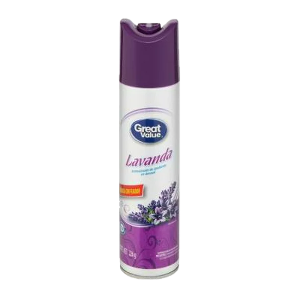 AROMATIZANTE AEROSOL 226 GR LAVANDA GREAT VALUE 