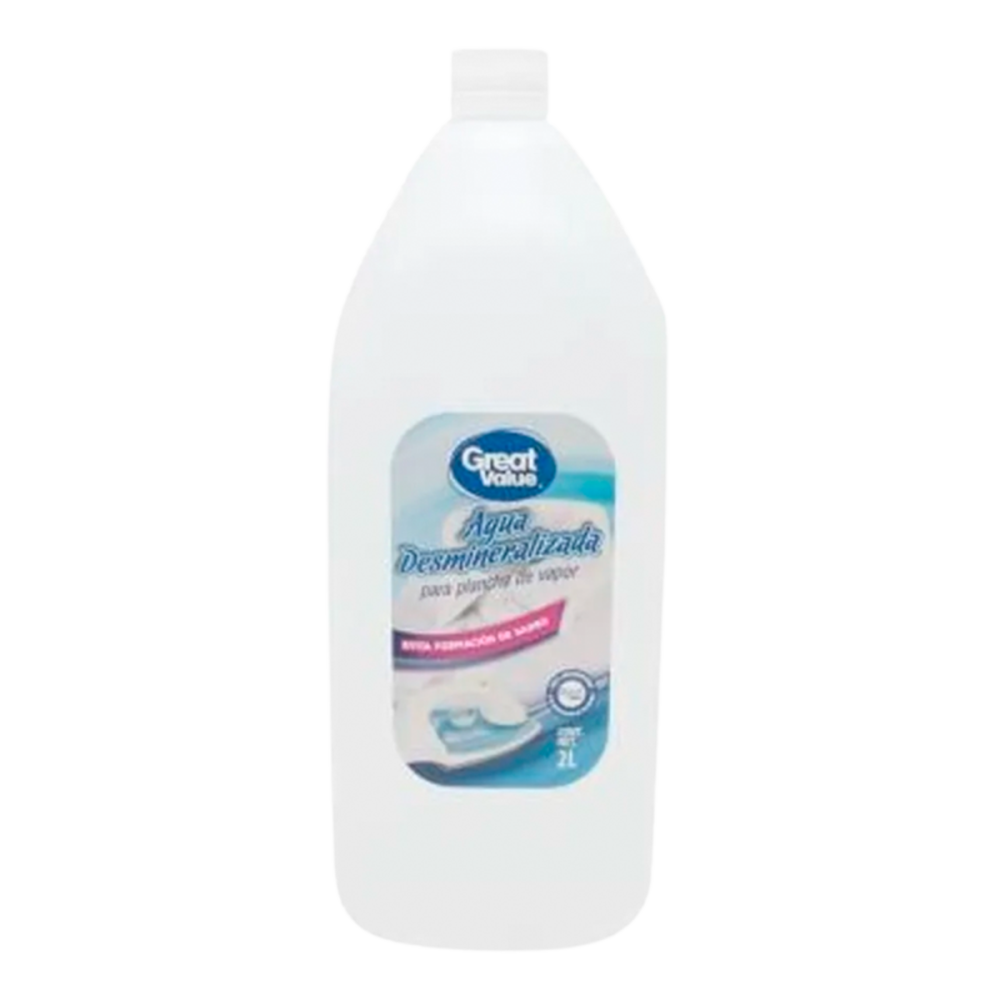 AGUA DESMINERALIZADA GREAT VALUE 2L