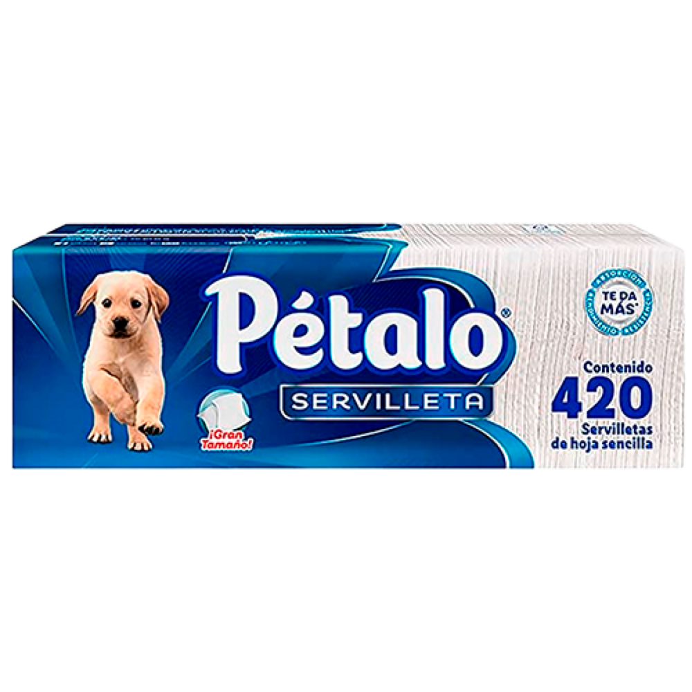 SERVILLETA PETALO 420  HOJAS 
