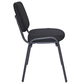 SILLA DE VISITA S/BRAZOS NEGRO 80KG ECO-VISITA (L)