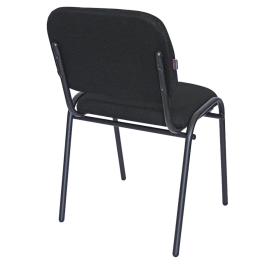 SILLA DE VISITA S/BRAZOS NEGRO 80KG ECO-VISITA (L)