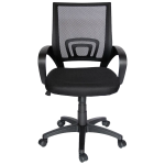 SILLA OPERATIVA MALLA 90 KG C/BRAZOS NEGRO ECOCHAIR (L)