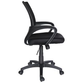 SILLA OPERATIVA MALLA 90 KG C/BRAZOS NEGRO ECOCHAIR (L)