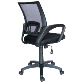 SILLA OPERATIVA MALLA 90 KG C/BRAZOS NEGRO ECOCHAIR (L)