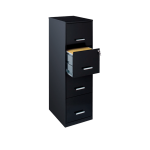 ARCHIVERO METALICO 4 GAVETAS CARTA NEGRO MOD16883 HIRSH