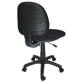 SILLA SECRETARIAL 80 KG S/BRAZOS NEGRO OHS-10 (L)