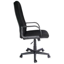 SILLA EJECUTIVA RESP. ALTO 120 KG C/BRAZOS NEGRO PADUA (L)