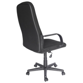 SILLA EJECUTIVA RESP. ALTO 120 KG C/BRAZOS NEGRO PADUA (L)