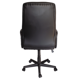 SILLA EJECUTIVA RESP. ALTO 120 KG C/BRAZOS NEGRO RIMINI (L)