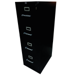 ARCHIVERO METALICO 4 GAVETAS OFICIO NEGRO TOTAL OFFICE TOAM-04