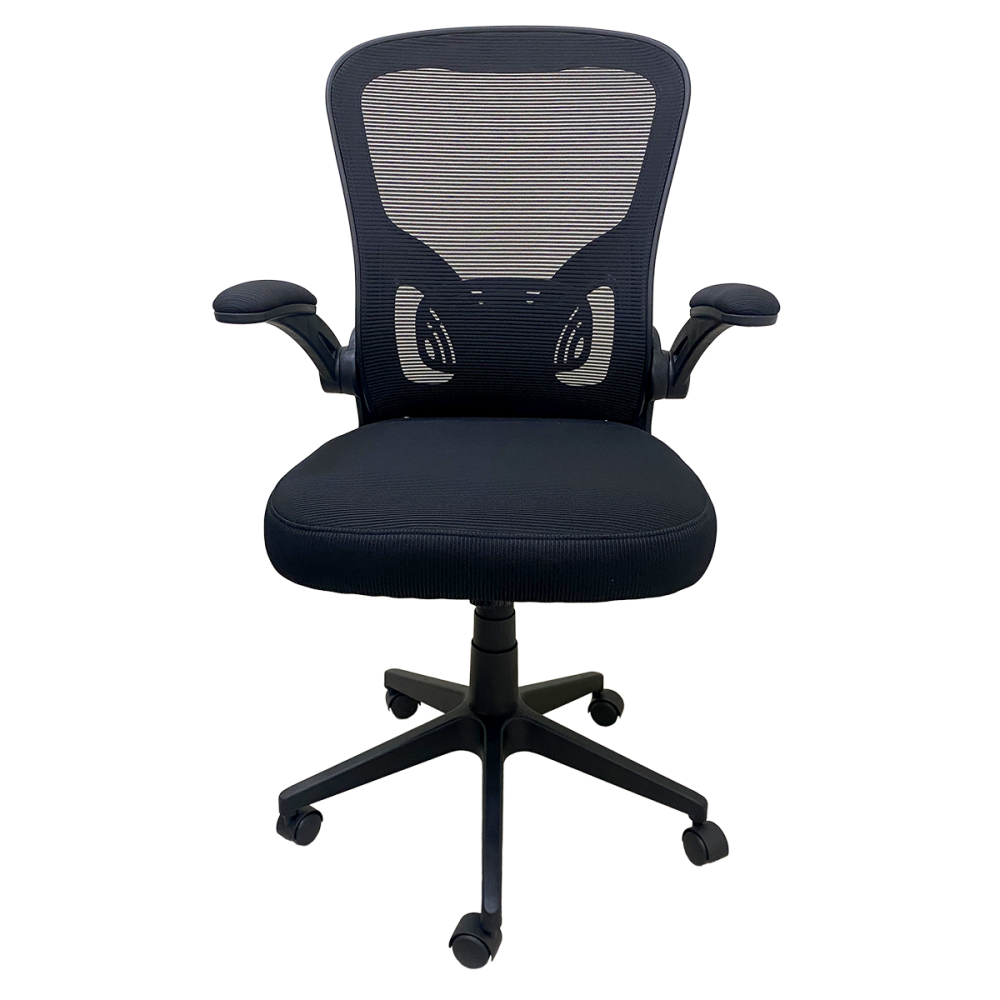 SILLA EJECUTIVA MALLA FINA C/BRAZOS MOV 140 KG TOTAL OFFICE MESHCONFORT TOSO-06 
