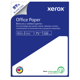 PAPEL BOND CARTA OFFICE PAPER 500 HJS 97% BLANC. 003M02040 XEROX AZUL