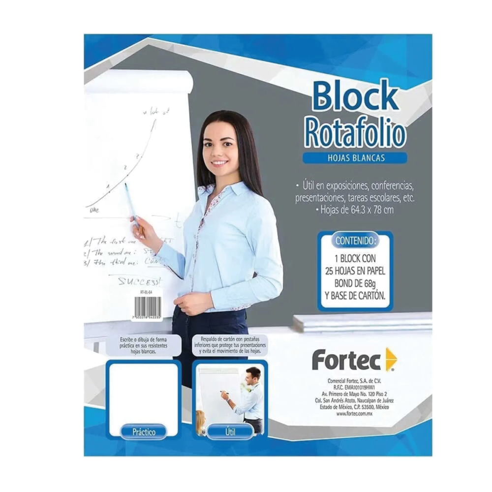 BLOCK ROTAFOLIO 25HJS FORTEC