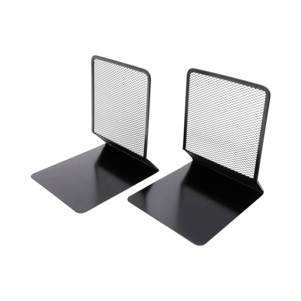 SUJETA LIBROS MESH NEGRO