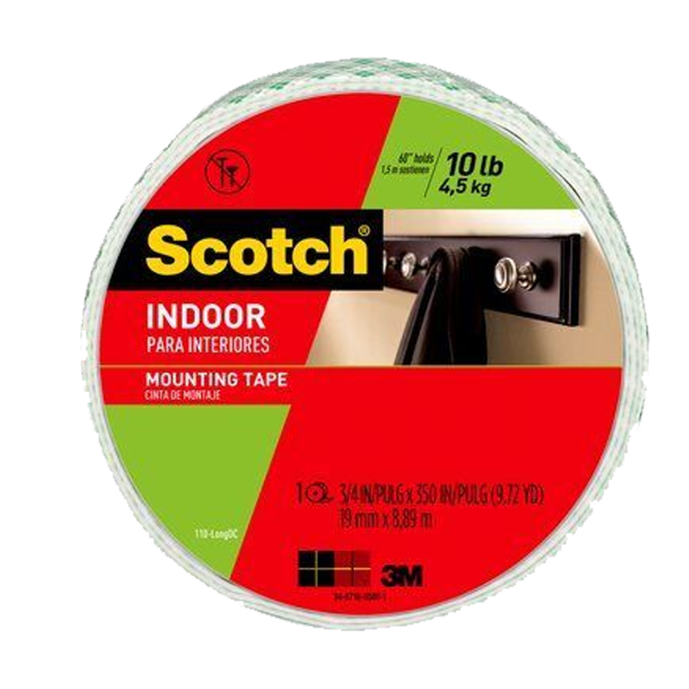 CINTA DE ESPUMA P/MONTAJE SCOTCH 3M MOD. 110 19 X 8.89