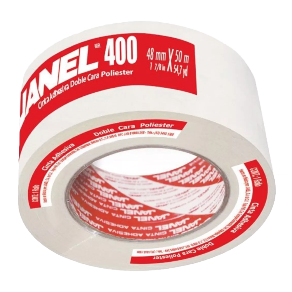 CINTA ADEHSIVA DOBLE CARA 48 X 50 JANEL # 400