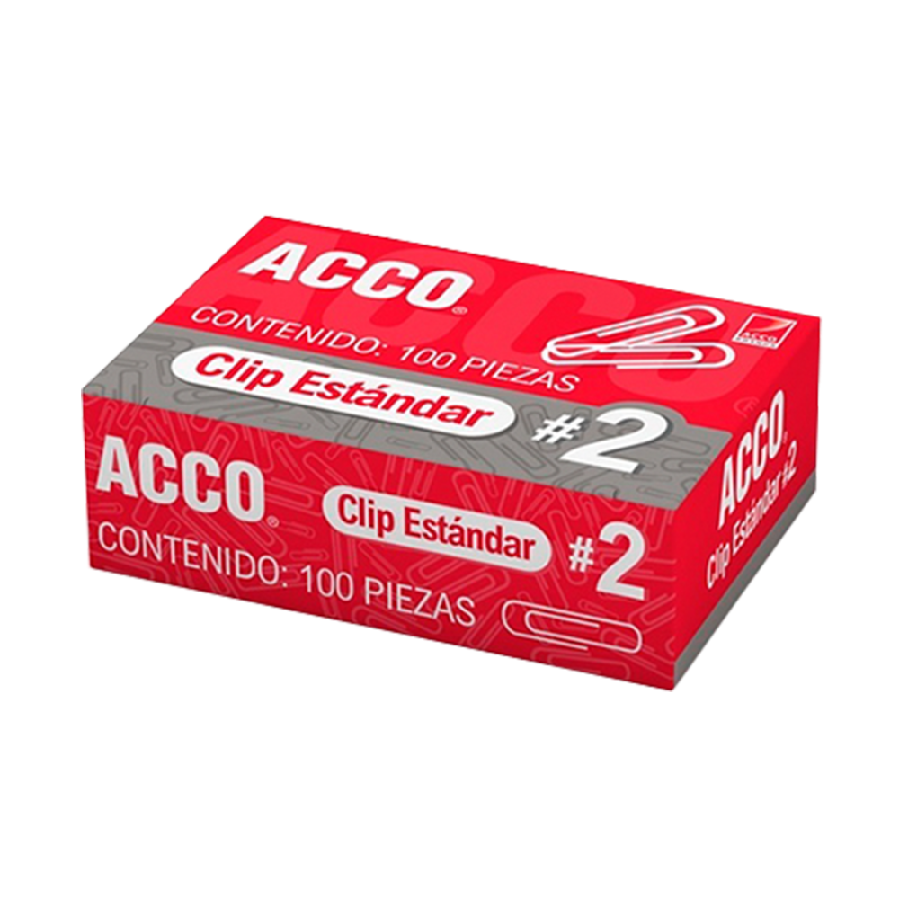CLIP ESTANDAR # 2 ACCO INSTITUCIONAL P0615 C/100 (L)