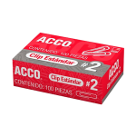 CLIP ESTANDAR # 2 ACCO INSTITUCIONAL P0615 C/100 (L)