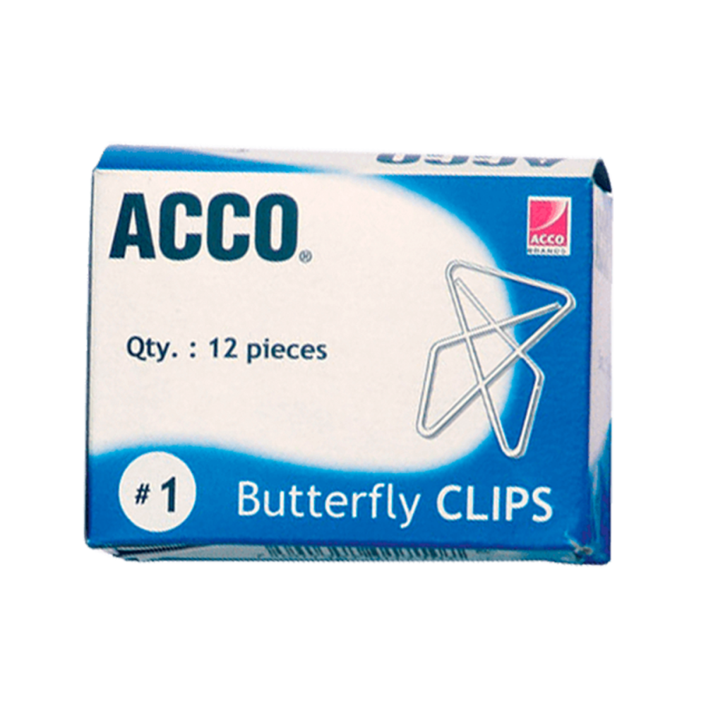 CLIP 1 MARIPOSA ACCO P0616 C/12