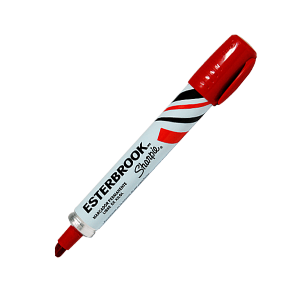 MARCADOR PERMANENTE CINCEL ROJO ESTERBROOK PC M12500119228 NEWELL MARCADOR PERMANENTE CINCEL ROJO ESTERBROOK PC M12500119228 NEWELL