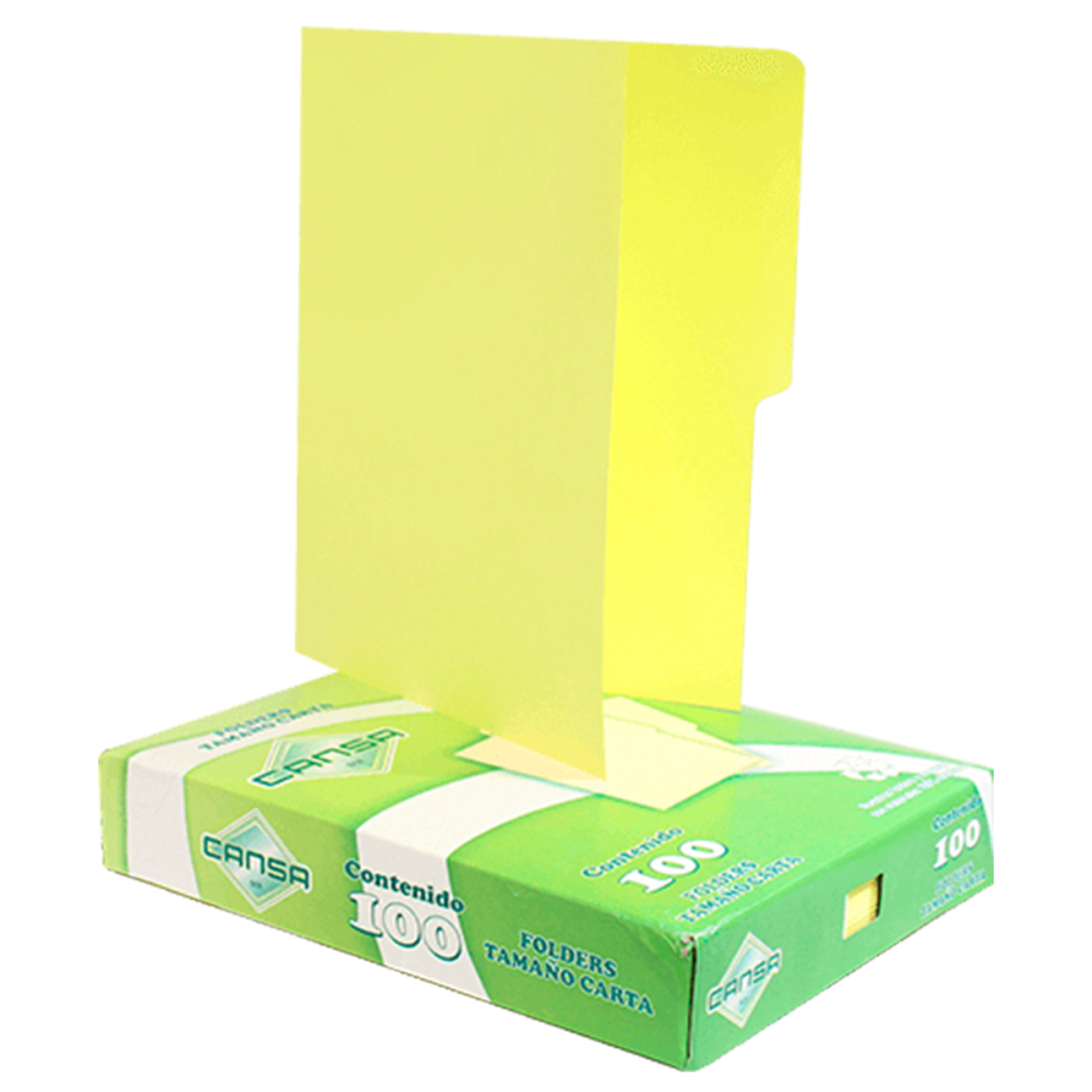 FOLDER CARTA AMARILLO CANARIO CANSA (L)