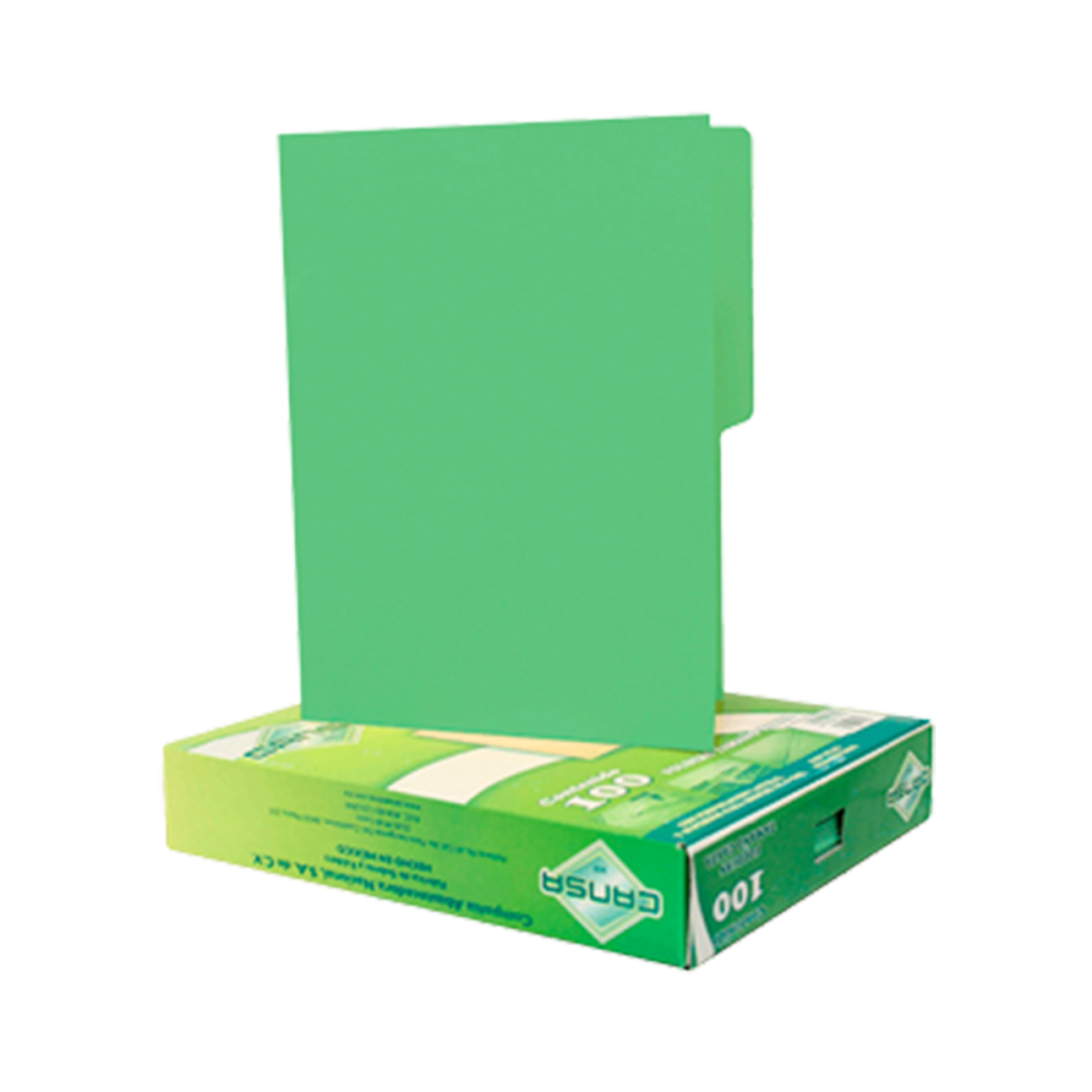 FOLDER CARTA VERDE CANSA (L)