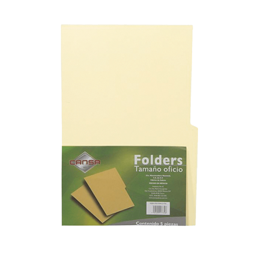 FOLDER CANARIO OFICIO CANSA PC