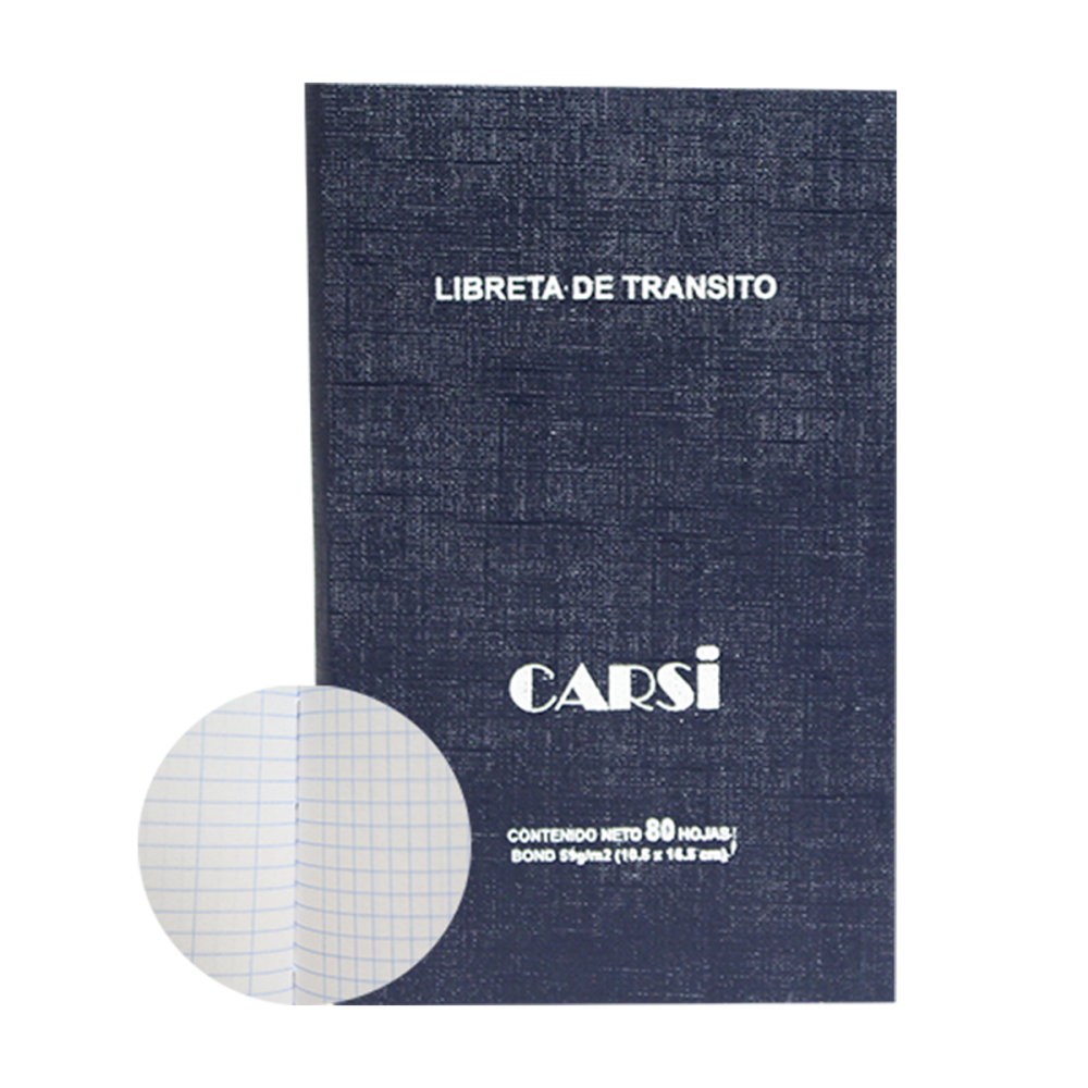 LIBRO TRANSITO 80 HJS CARSI 269159 (L)