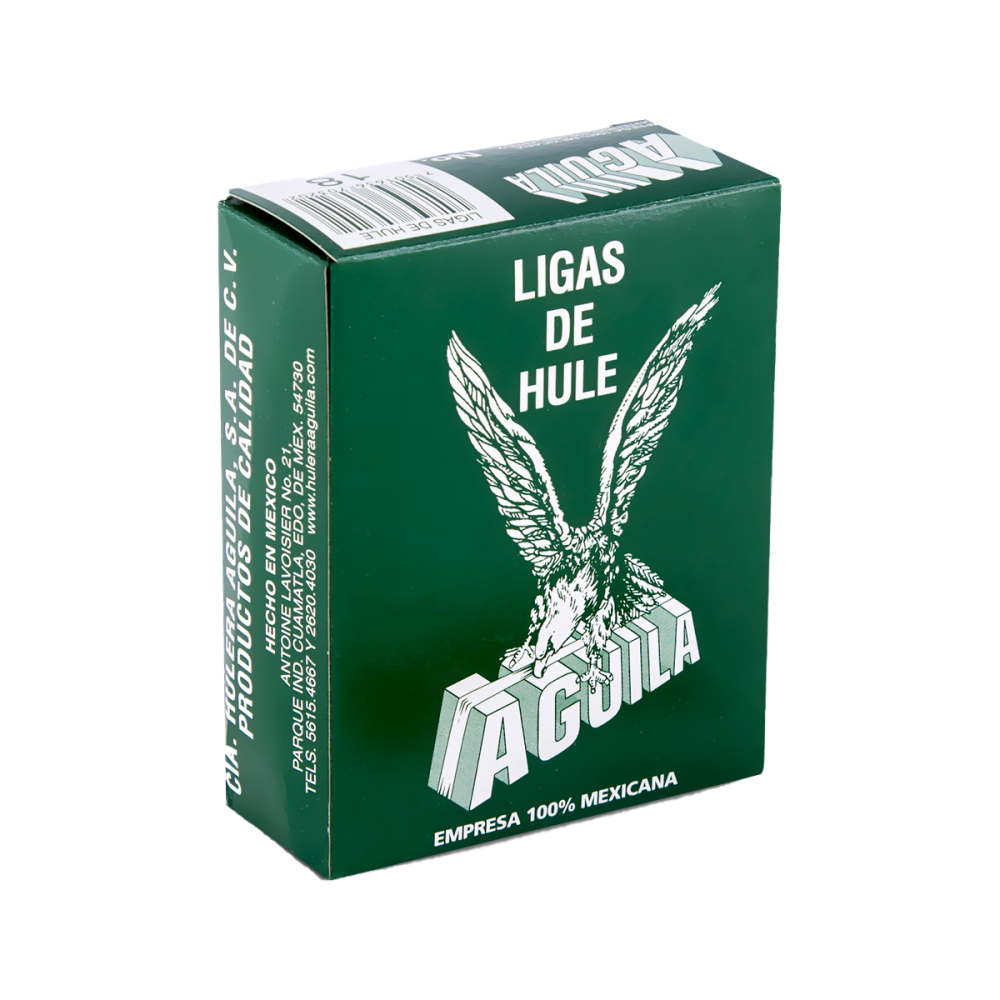 LIGA HULE #18 NATURAL 100 GRS AGUILA CAJA MERCURIO