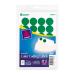 ETIQUETA CIRCULAR DE COLOR VERDE AVERY 3/4 5463