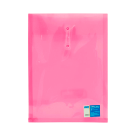 SOBRE PLÁSTICO C/HILO TOTAL OFFICE T/CARTA VERTICAL ROJO