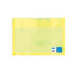 SOBRE PLÁSTICO C/HILO TOTAL OFFICE T/OFICIO HORIZONTAL AMARILLO