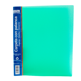 CARPETA C/PALANCA TOTAL OFFICE T/CARTA VERDE
