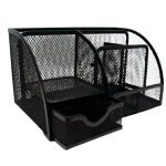 ORGANIZADOR TOTAL OFFICE MALLA METALICA 7 SECCIONES NEGRO TOOM-01