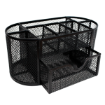 ORGANIZADOR TOTAL OFFICE MALLA METALICA 9 SECCIONES NEGRO TOOM-02