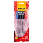 BOLIGRAFO PM SURTIDO BASICO C/4 TRION TOTAL SCHOOL BOLSA TS-TRION4